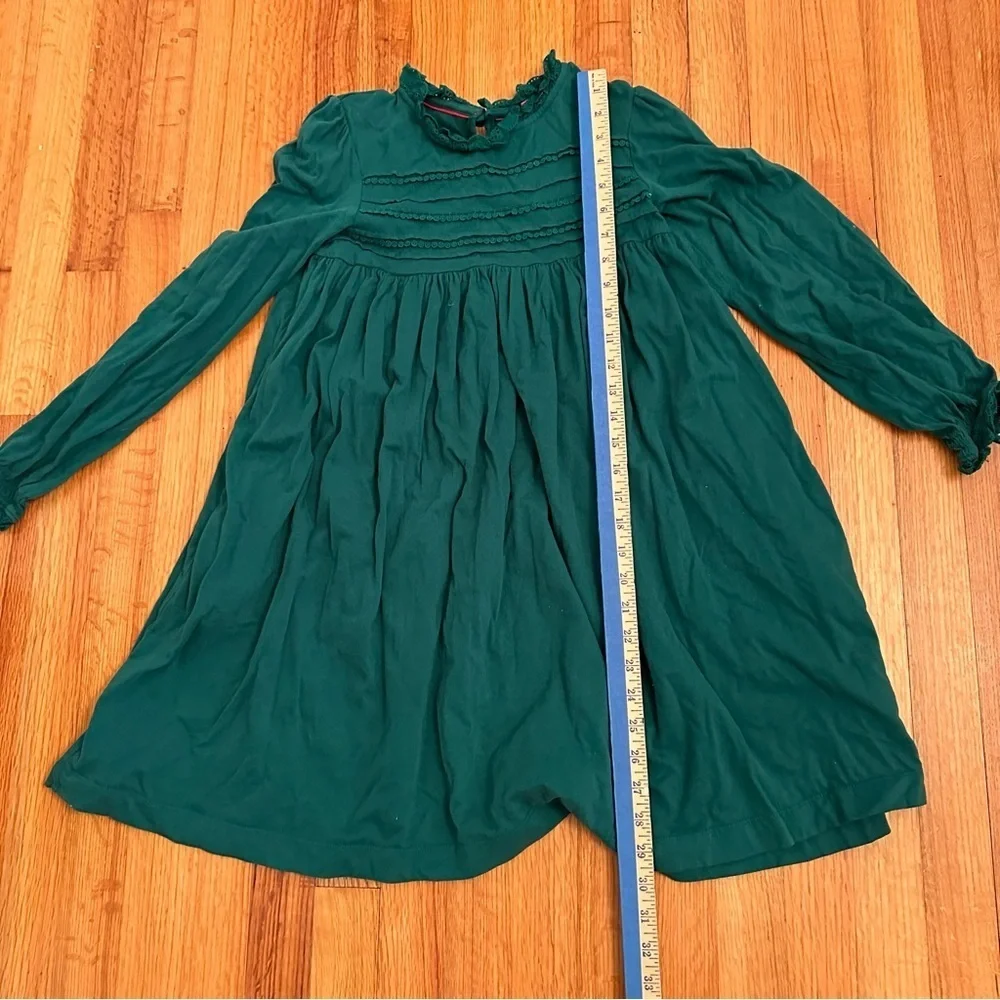 Mini Boden Green Dress EUC Girls Size 11/12 Y (A1